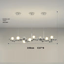 suspension artistique à led à intensité variable pour décoration intérieure