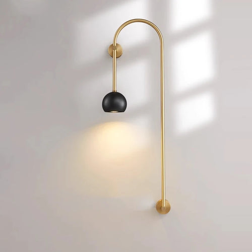 Wandleuchte aus Kupfer im italienischen Stil für ein elegantes Interieur - vue 2 sur 8