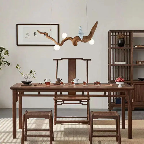 suspension en résine zen style chinois pour décoration intérieure