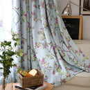 Rideau moderne floral occultant pour salon chambre fenêtre