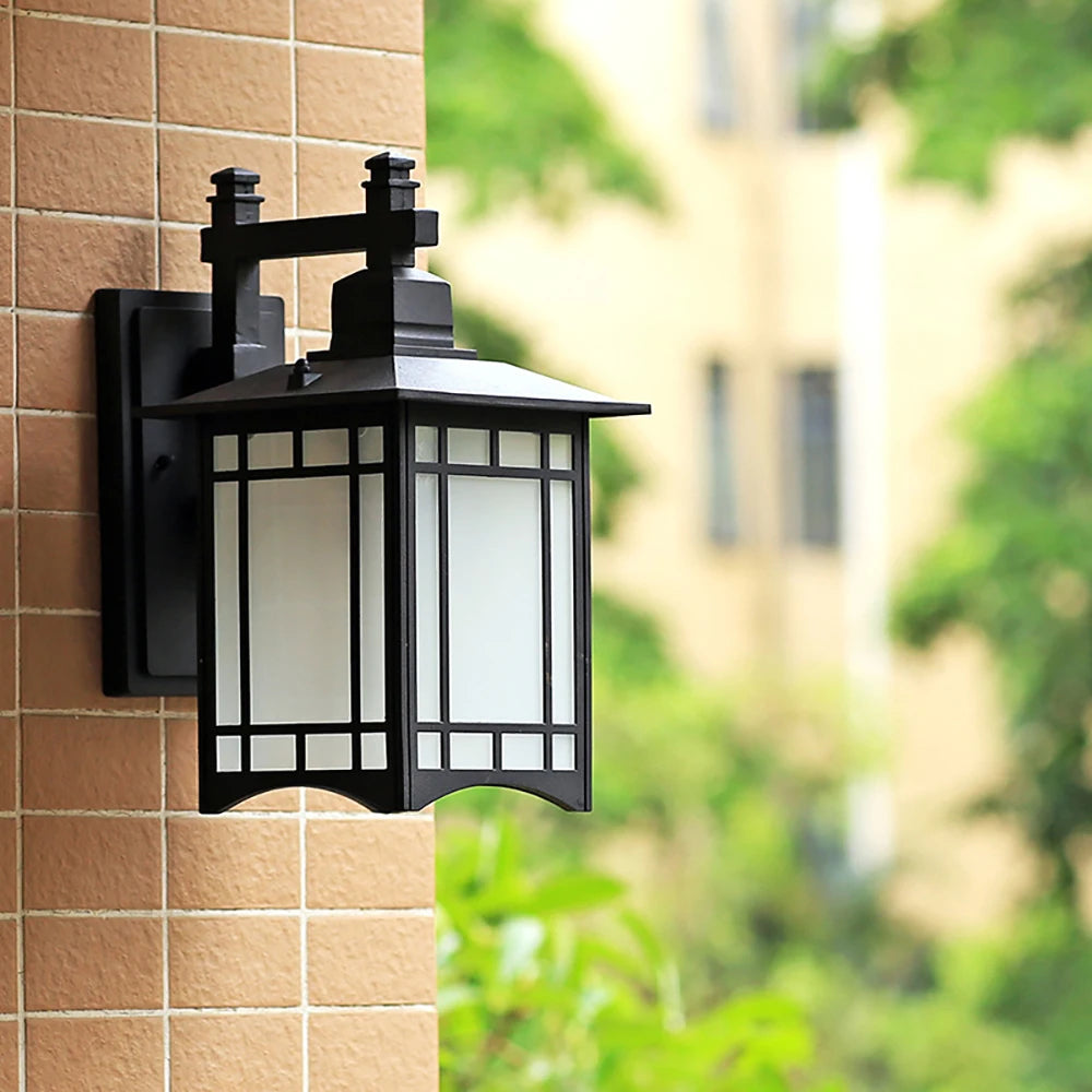 applique murale led étanche pour extérieur jardin balcon cour allée - vue 2 sur 6
