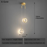 Suspension LED au design nordique moderne