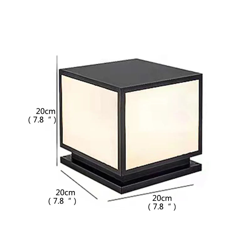 lampadaire d'extérieur vintage étanche moderne pour jardin et terrasse
