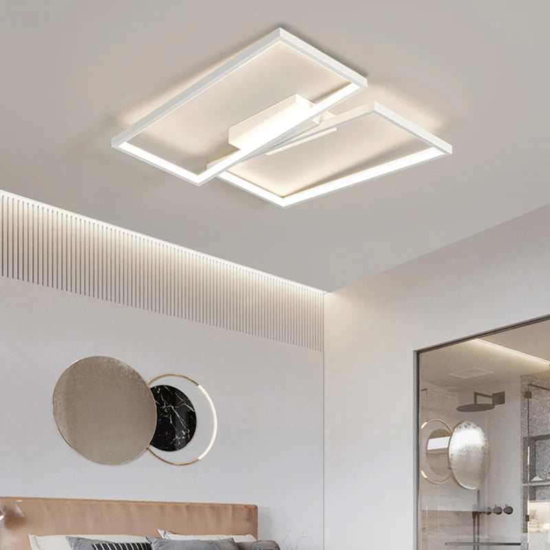 lustre led moderne pour éclairage intérieur et décoration - vue 4 sur 12