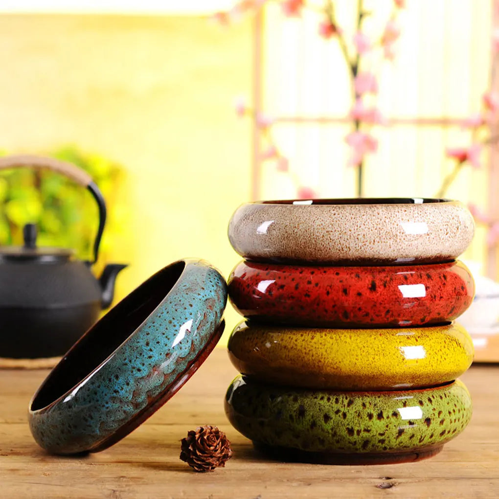 pots hydroponiques ronds pour plantes succulentes jardin intérieur