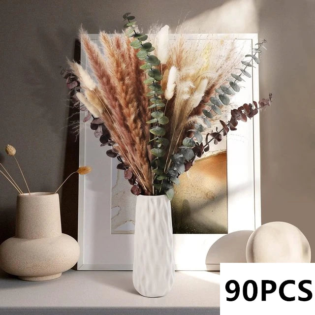 bouquet dherbe de pampa naturelle pour décoration et cadeaux - vue 17 sur 18