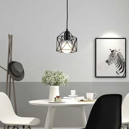 Moderne Pendelleuchte aus Eisen für elegante Inneneinrichtung - vue 3 sur 6