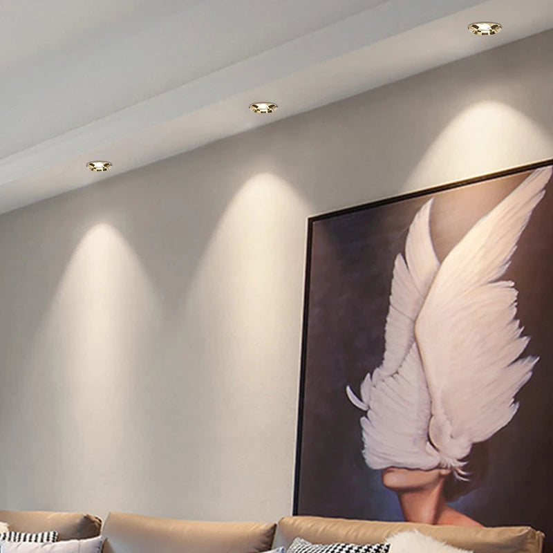 spot encastré led à intensité variable en aluminium épais - vue 10 sur 9