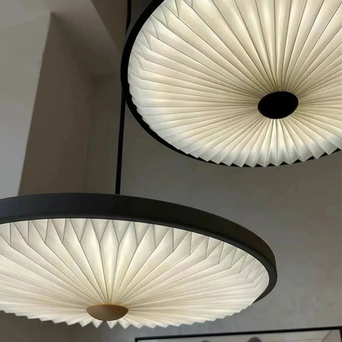 Moderner runder Kronleuchter mit hochwertiger LED-Stabstruktur - vue 5 sur 7