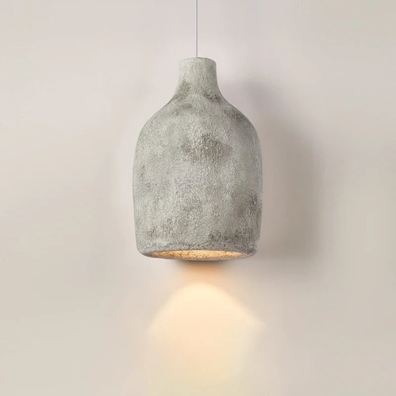 Nordique wabi-sabi vent suspension LED lumières lustre Restaurant Bar Loft salle à manger décor à la maison chambre chevet suspension luminaire - vue 7 sur 15