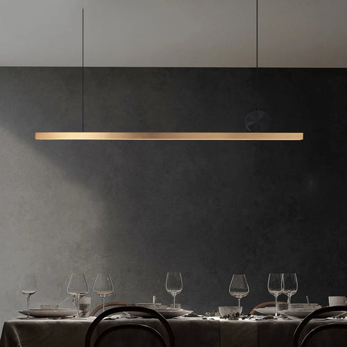 suspension led en acier inoxydable pour décoration moderne