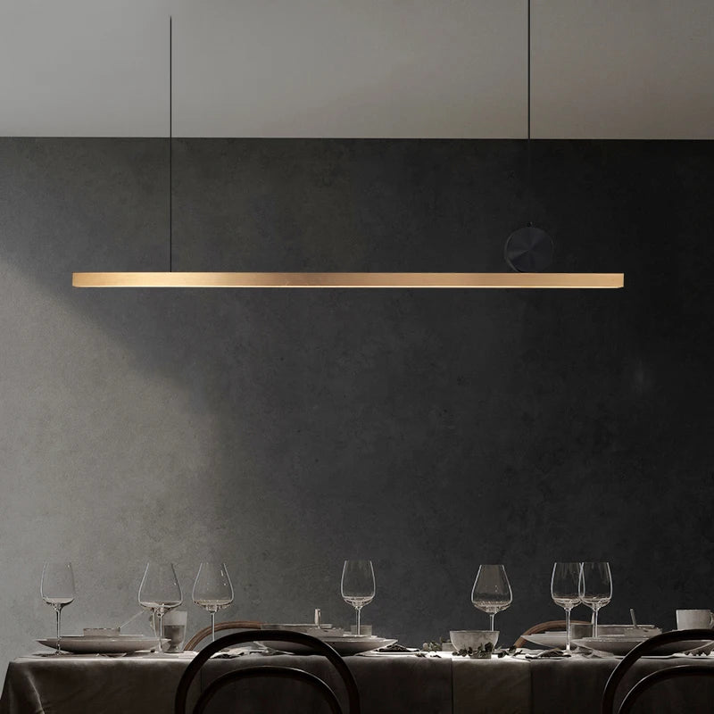 suspension led en acier inoxydable pour décoration moderne - vue 5 sur 8