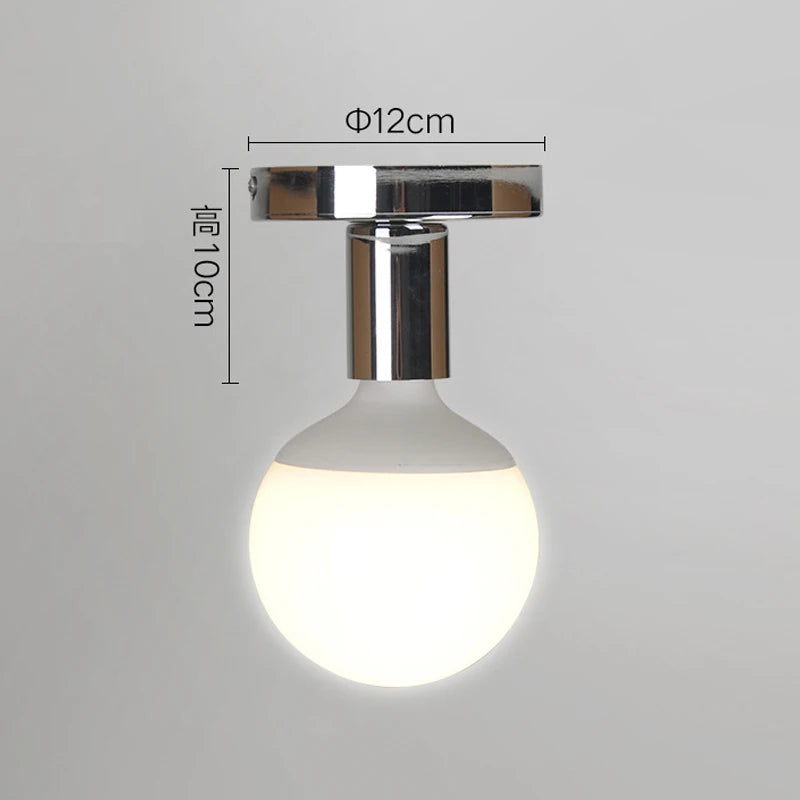 plafonnier led moderne style industriel rétro pour décoration intérieure - vue 11 sur 14