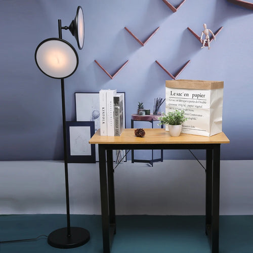Moderner LED-Stehleuchte im nordischen Design mit doppeltem Licht - vue 2 sur 7