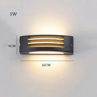 applique murale led moderne étanche pour intérieur et extérieur