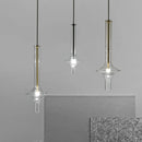 suspension en verre design nordique moderne pour décoration intérieure