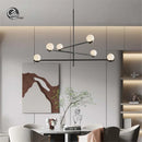 Lustre design plafond led or noir