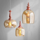 suspension rétro en verre style loft nordique décoratif pour intérieur