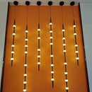 lustre led minimaliste en aluminium acrylique pour hôtel 3000k