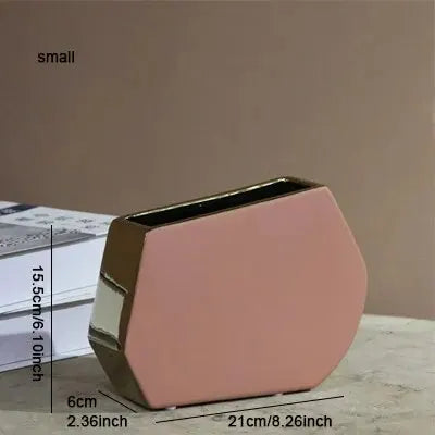 vase en céramique nordique pour fleurs séchées et décoration - vue 9 sur 9