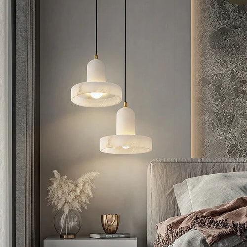 suspension moderne en marbre naturel pour décoration intérieure