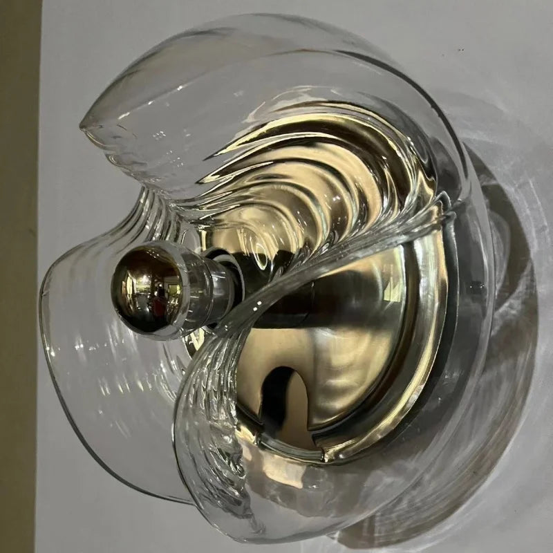 Moderne Wandleuchte aus Glas für stilvolle Innenraumbeleuchtung - vue 3 sur 11
