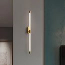 LED-Wandleuchte aus Acryl mit metallischem Dimmer im minimalistischen Design