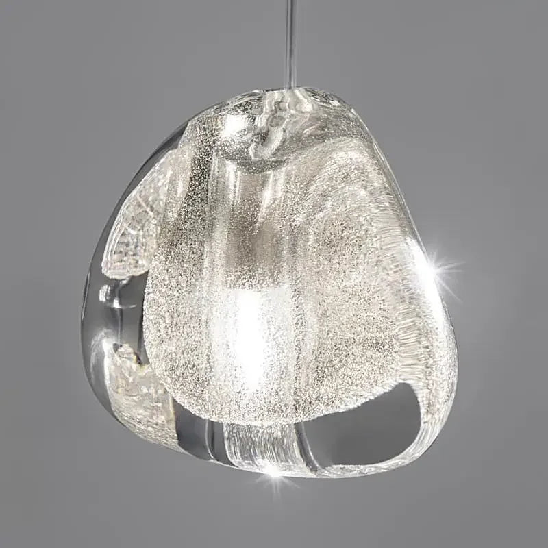 Suspension en cristal Duplex rotatif escalier Long lustre salon salle à manger lampe à main Villa Loft appartement lumière vide - vue 5 sur 6