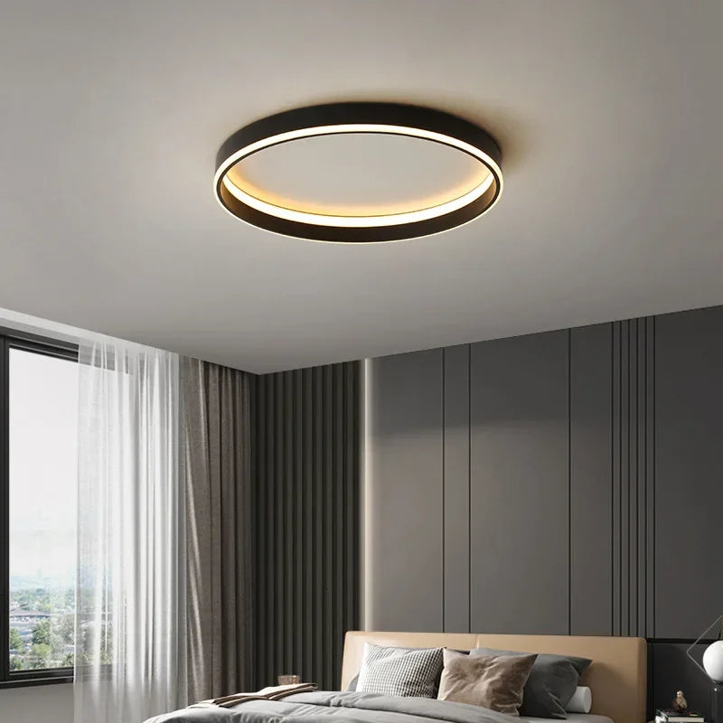 Plafonnier led ronde nordique pour intérieur - vue 5 sur 12