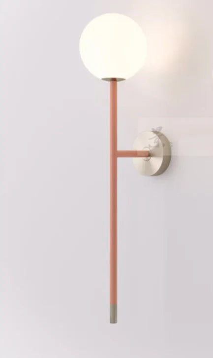 Nordische minimalistische Wandleuchte mit kreativer Stange