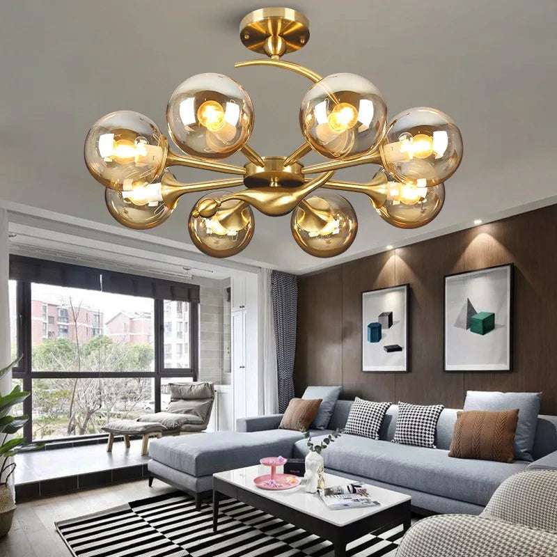lustre nordique post-moderne simple style américain moderne - vue 4 sur 14