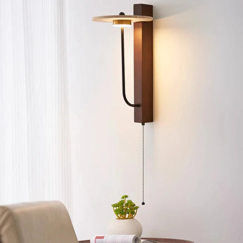 applique murale led vintage en pierre naturelle pour éclairage créatif - vue 2 sur 8