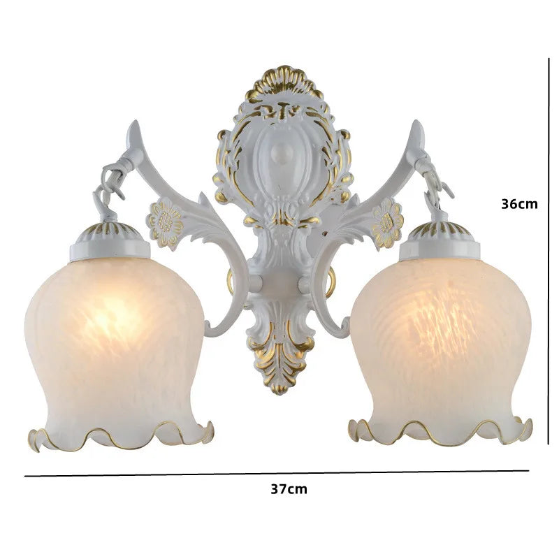 lustre vintage élégant en métal et verre design décoratif
