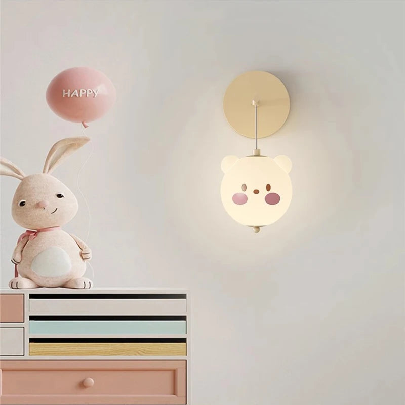 Wandleuchte für Kinderzimmer modern und warm mit niedlichem Design - vue 4 sur 14