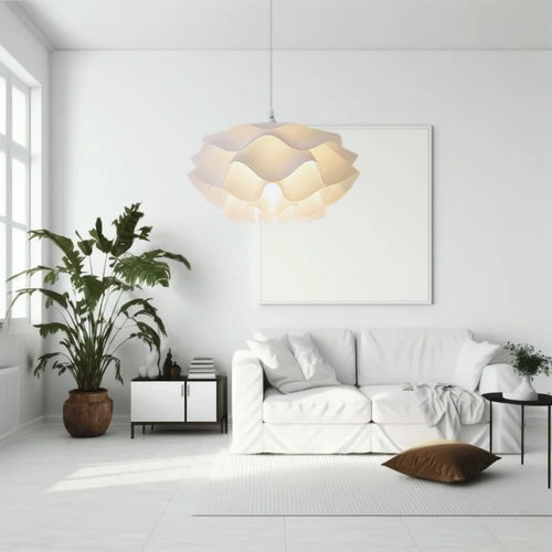Moderner LED-Kronleuchter aus Acryl in Blumenform dekorativ - vue 5 sur 8