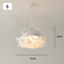 lustre romantique en cristal pour une décoration moderne