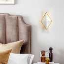Moderne LED-Wandleuchte aus Marmor im Internetstil für Hotel, Café und Restaurant
