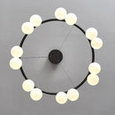 Moderner LED-Kronleuchter aus Glas für die Innendekoration