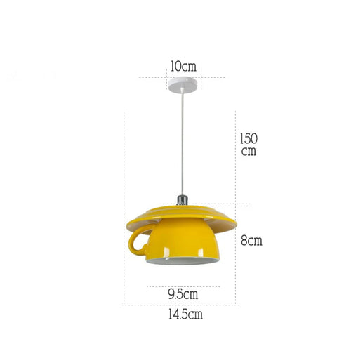 Moderne LED-Pendelleuchte aus Keramik in Teekannenform für die Küche - vue 21 sur 30