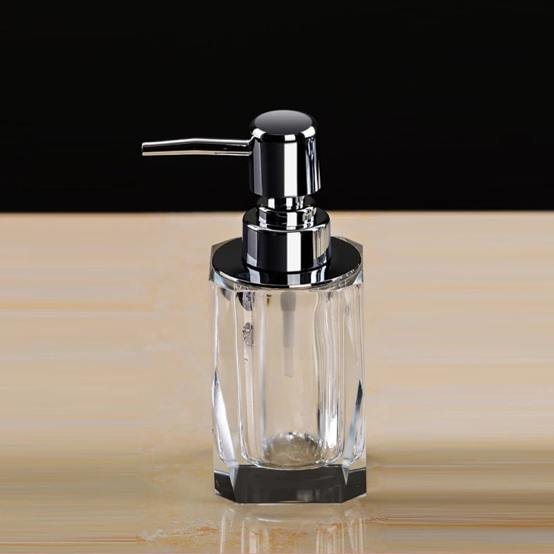 distributeur de savon en verre pour salle de bain créatif et pratique - vue 10 sur 12