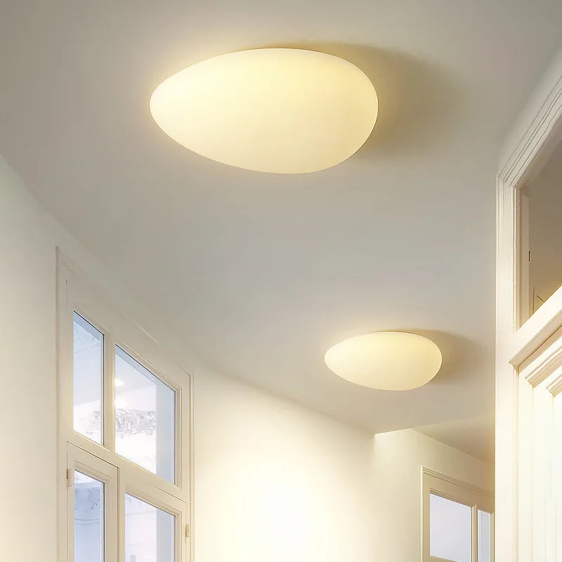 applique murale led galets verre moderne déco intérieur hotel couloir plafonnier éclairage - vue 3 sur 22