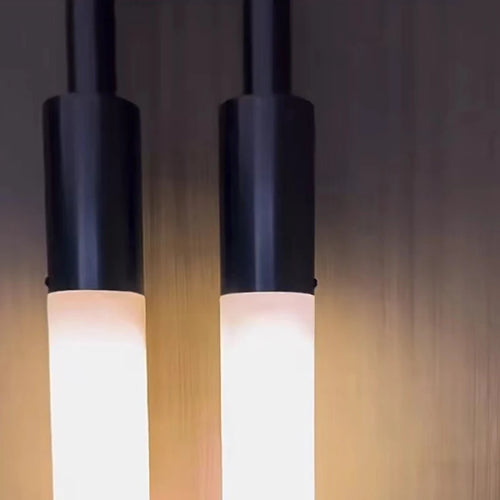 LED-Pendelleuchte aus Metall mit verstellbarem Kabel und Acryl - vue 6 sur 6