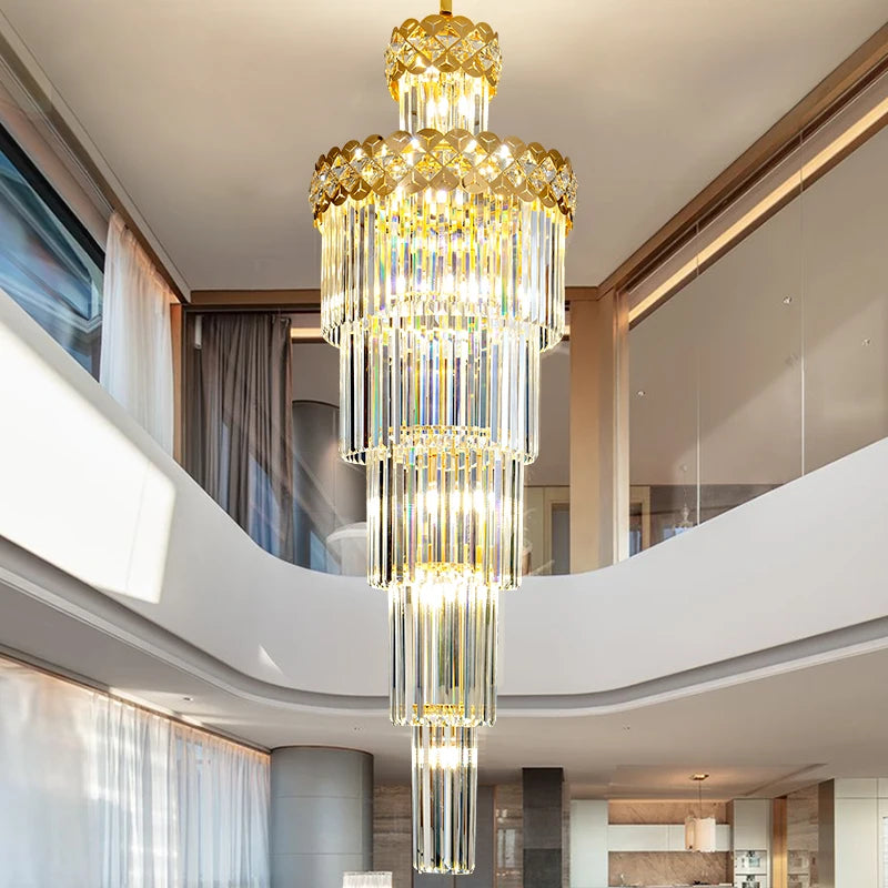 lustre design en cristal pour intérieur moderne et élégant - vue 6 sur 12