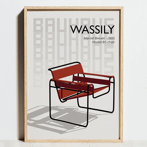 affiches géométriques bauhaus pour décoration murale moderne