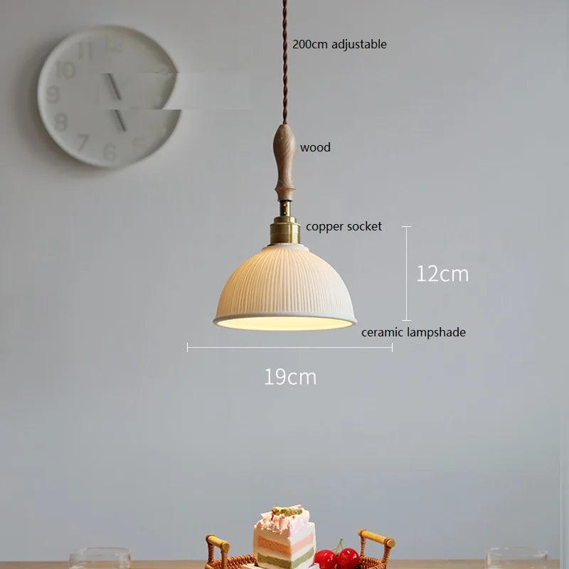 Moderne Pendelleuchte aus Keramik in Blumenform - vue 26 sur 30