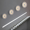 Moderne LED-Wandleuchte in Scheibenform für die Innendekoration