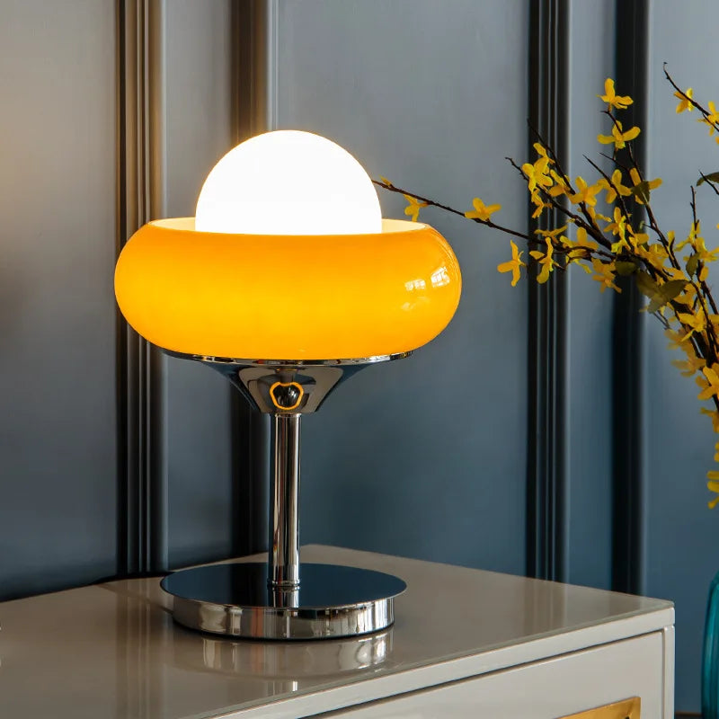 lampe de table design moderne bauhaus guzzini rétro - vue 3 sur 10