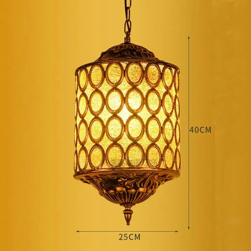 lustre suspendu asiatique décoratif pour intérieur bohème - vue 13 sur 18