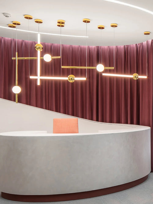 suspension led design pour décoration intérieure moderne - vue 5 sur 14