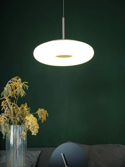 Moderne LED-Kronleuchter für elegantes minimalistisches Licht - vue 2 sur 12
